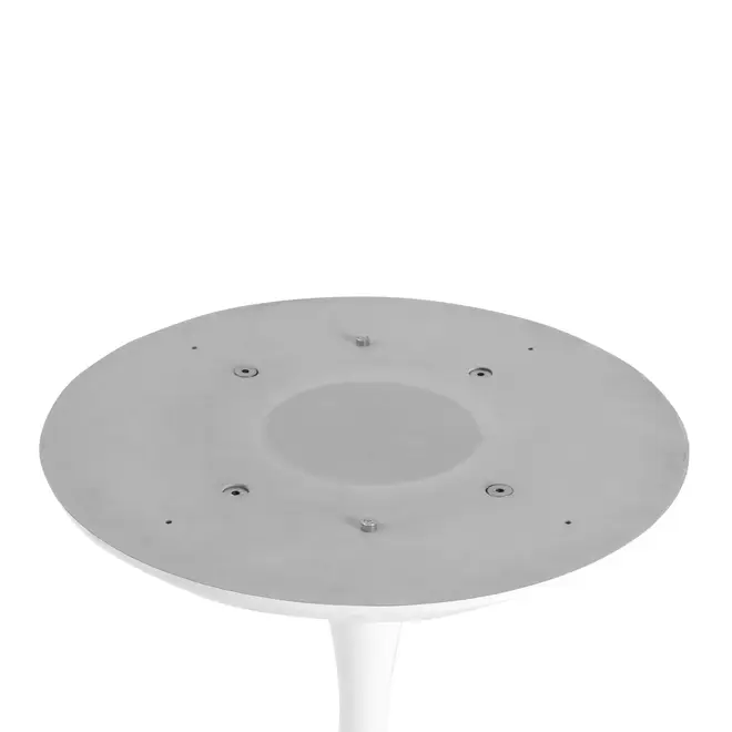 BASE DE MESA DE JANTAR CENTRAL REDONDA AU 90 CM TULIPE - BRANCO BRILHANTE - Foto 3