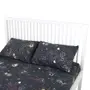 LENÇOL DE CASAL E QUEEN 2,40 M X 2,50 M ZOODIAC - CINZA/MULTICOR - Foto 7
