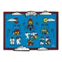 LUGAR AMERICANO 41 CM X 30 CM PÉ-DE-SERRA - AZUL HISTÓRICO/MULTICOR - Foto 1