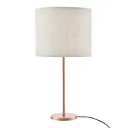 LUMINÁRIA MESA LUMI-ROUND C/CUP HUT C - COBRE/CINZA - Foto 1