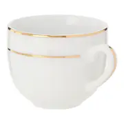 XÍCARA CAFÉ 75 ML GOLDEN - BRANCO/OURO - Foto 4