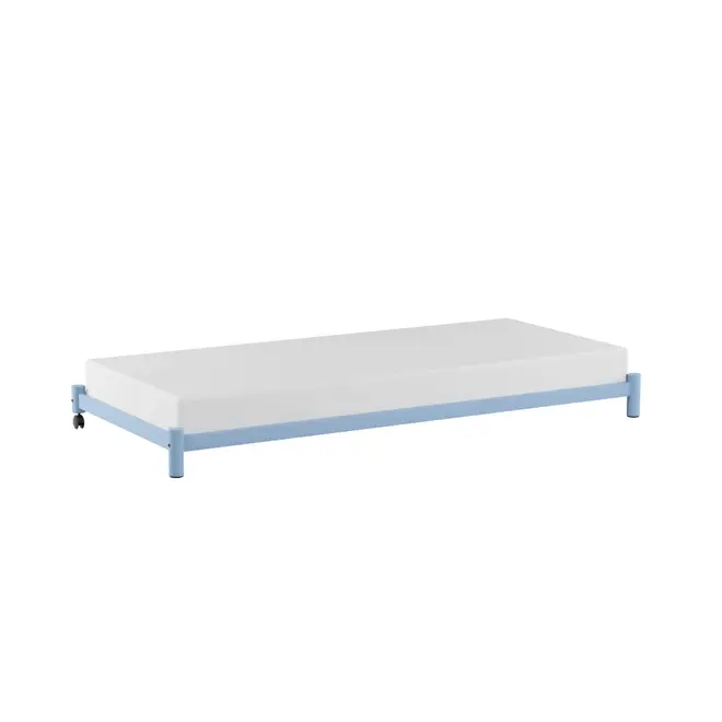 CAMA DE SOLTEIRO INFERIOR 78 CM FLAT - AZUL CLARO - Foto 8