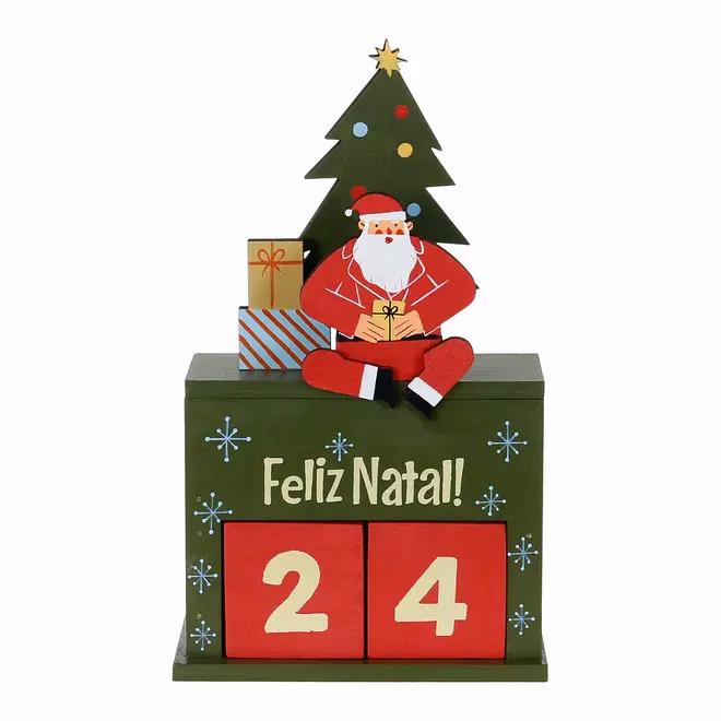 CALENDÁRIO DE MESA SANTA ROCKS - MUSGO/MULTICOR - Foto 1