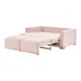 SOFÁ-CAMA 2 LUGARES ORIGAMI - QUARTZO ROSA/TAUARI - Foto 6