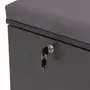 LOCKER COM RODÍZIOS E 1 PORTA BASCULANTE ALETA - KONKRET/CINZA - Foto 8
