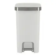 LIXEIRA COM PEDAL 15 L DAY USE - BRANCO/INOX - Foto 2