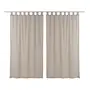 CORTINA 2 PEÇAS 1,30 M X 2,30 M FENESTRADA - NATURAL/BEGE - Foto 1