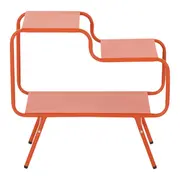 MESA LATERAL 60 CM X 30 CM SERPENTINE - LARANJA LED - Foto 1