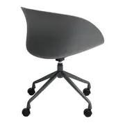CADEIRA HOME OFFICE CONCA - CINZA CLARO/CINZA CLARO - Foto 4