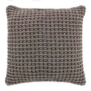 ALMOFADA 45 CM X 45 CM HABARI - PRETO/BEGE - Foto 4