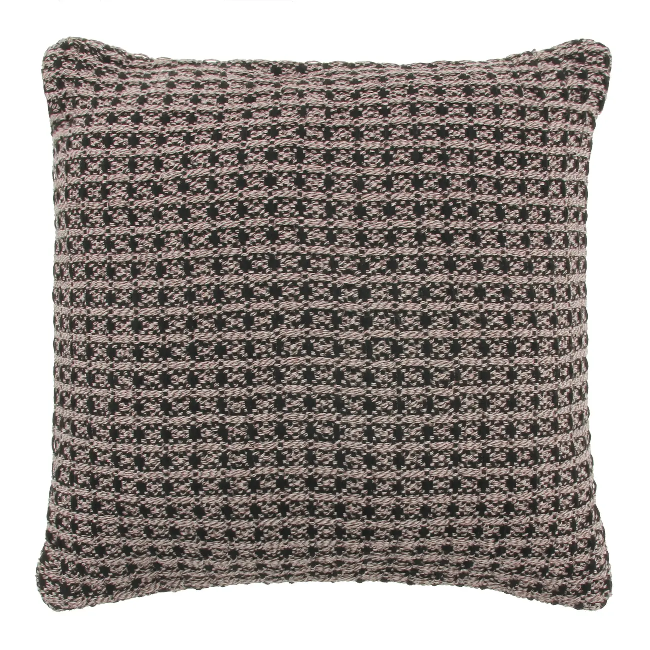 ALMOFADA 45 CM X 45 CM HABARI - PRETO/BEGE - Foto 4
