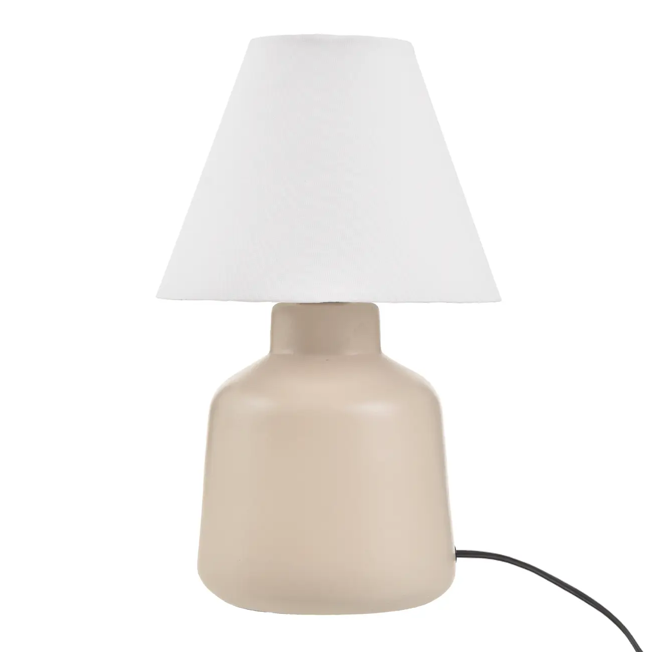 LUMINÁRIA DE MESA KERAMIK C/CUP M - CAMELO/PRETO - Foto 1