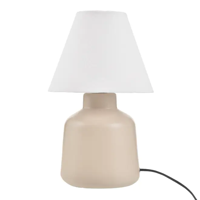 LUMINÁRIA DE MESA KERAMIK C/CUP M - CAMELO/PRETO - Foto 1