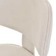 CADEIRA DE JANTAR XEQUE - BOUCLÉ BRANCO - Foto 7