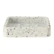 SABONETEIRA TERRAZZO FUSION - BRANCO/ESTANHO - Foto 1