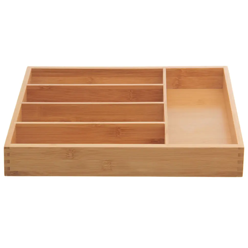 PORTA-TALHERES PARA GAVETA BAMBOO - NATURAL - Foto 3