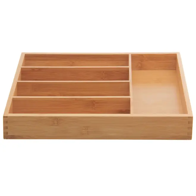 PORTA-TALHERES PARA GAVETA BAMBOO - NATURAL - Foto 3