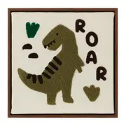 QUADRO 30 CM X 30 CM REX ROAR - CASTANHO/ENGLISH GREEN - Foto 1