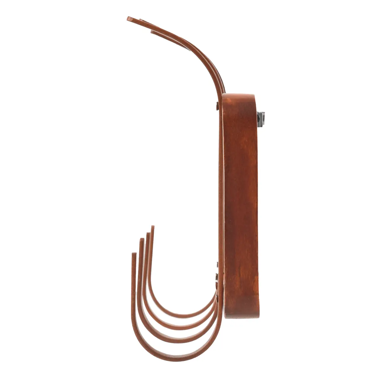 CABIDE DE PAREDE COM PALHINHA E 4 GANCHOS STROH - NOZES/NATURAL - Foto 3