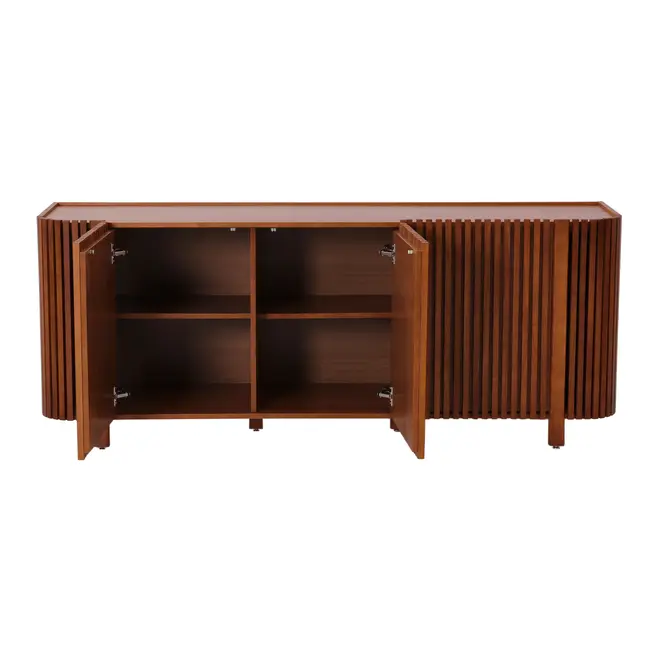 BUFFET 3 PORTAS 1,83 M X 46 CM HIGIENÓPOLIS - NOZES - Foto 3