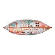 ALMOFADA 43 CM X 43 CM SAUDADE TROPICAL - AZUL HISTÓRICO/MULTICOR - Foto 4