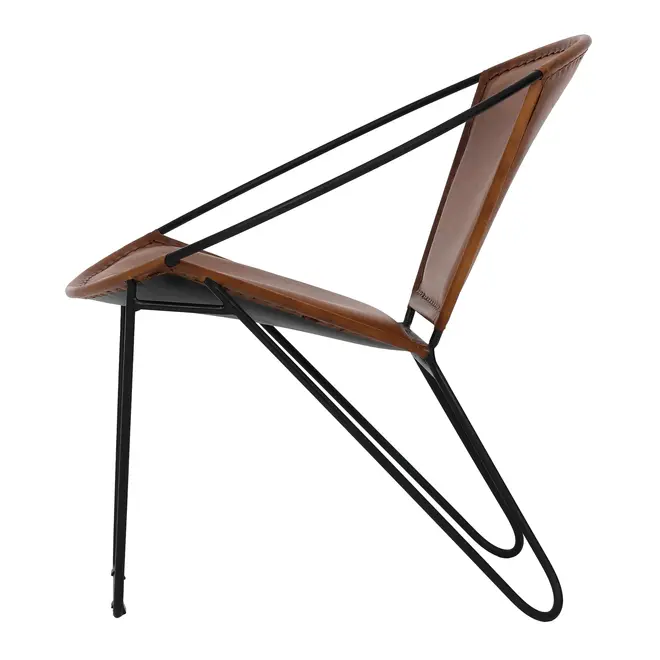 POLTRONA OLD JONES - PRETO/NOZES - Foto 3