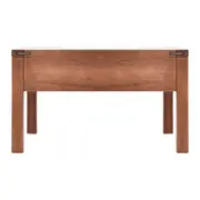 MESA DE CENTRO 96 CM X 65 CM ARMAZÉM - NOZES/INCOLOR - Foto 5