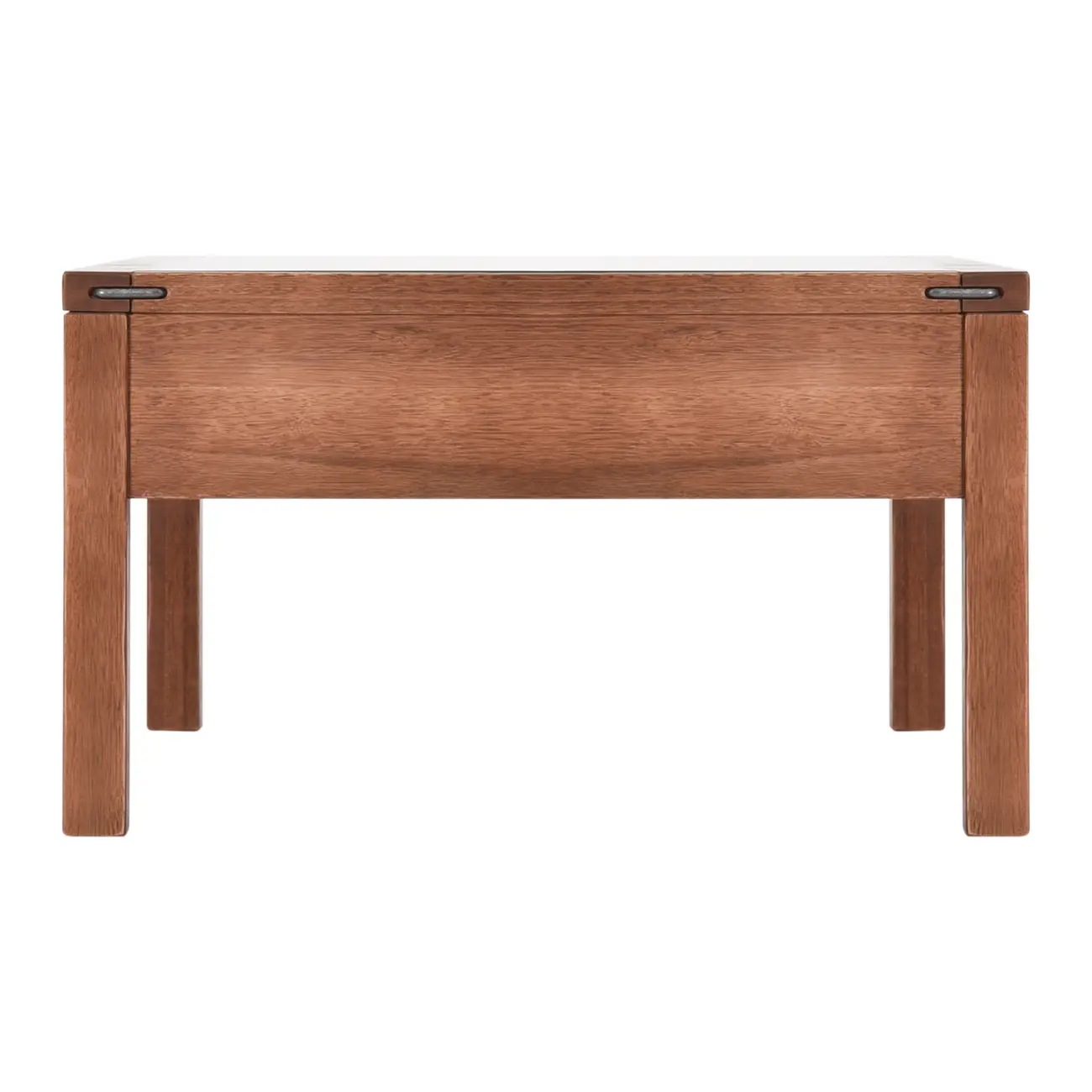 MESA DE CENTRO 96 CM X 65 CM ARMAZÉM - NOZES/INCOLOR - Foto 5