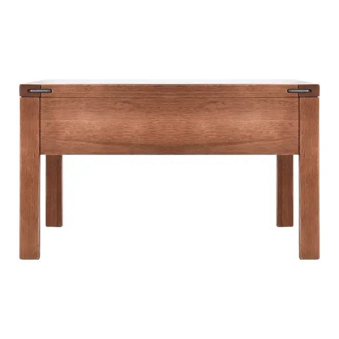 MESA DE CENTRO 96 CM X 65 CM ARMAZÉM - NOZES/INCOLOR - Foto 5