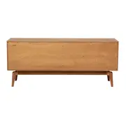 BUFFET 4 PORTAS 1,80 M X 45 CM COM PALHINHA ARES - TAUARI/FIBRA CLARA - Foto 11