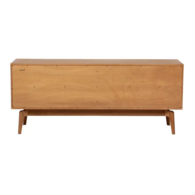 BUFFET 4 PORTAS 1,80 M X 45 CM COM PALHINHA ARES - TAUARI/FIBRA CLARA - Foto 11
