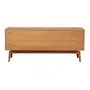 BUFFET 4 PORTAS 1,80 M X 45 CM COM PALHINHA ARES - TAUARI/FIBRA CLARA - Foto 11