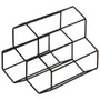 PRETO - PORTA-GARRAFAS PARA 3 STRUCTURE HEX