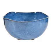 SALADEIRA ALTA 22 CM JITIRANA - AZUL HISTÓRIO/ARGILA - Foto 1
