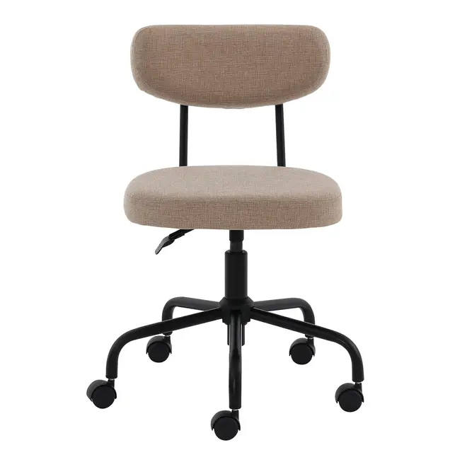 CADEIRA HOME OFFICE MIER - PRETO/BEGE - Foto 3