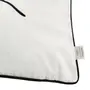 ALMOFADA AMOR LIVRE 60 CM X 30 CM MANUSCRITO - OFF WHITE/PRETO - Foto 4