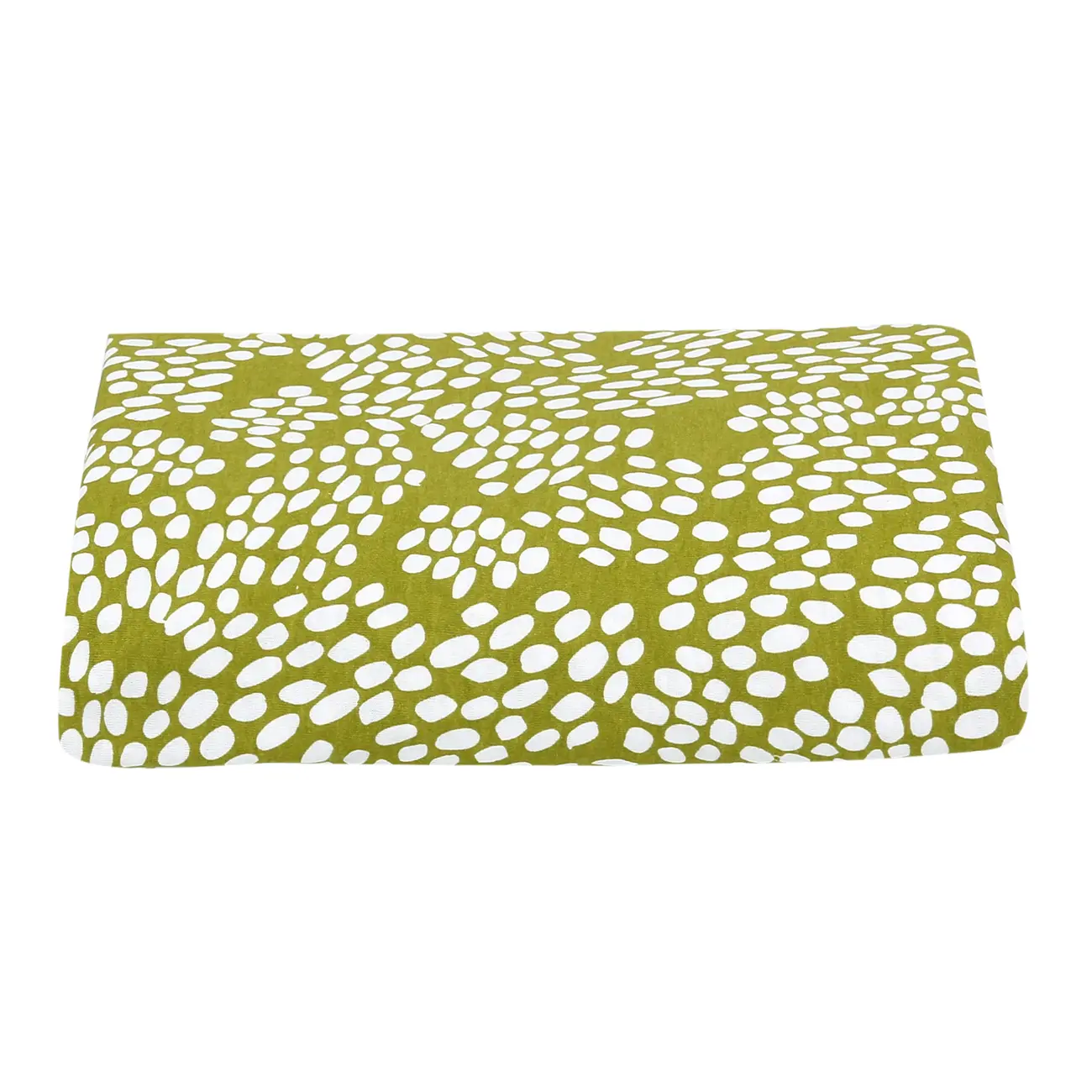 LENÇOL COM ELÁSTICO SOLTEIRO 88 CM X 1,88 M X 30 CM DA HORTINHA - ERVA MATE/OFF WHITE - Foto 1