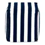 PUFF 45 CM X 45 CM BLUESTRIPE - AZUL ESCURO/BRANCO - Foto 2