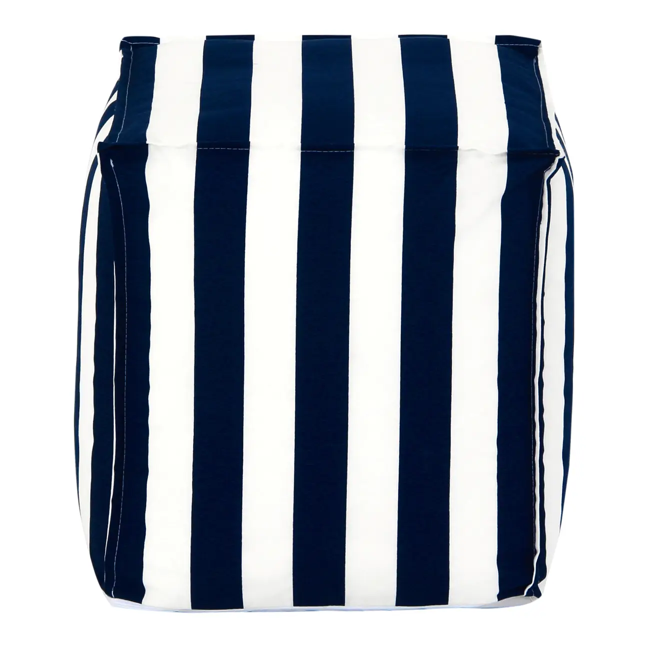 PUFF 45 CM X 45 CM BLUESTRIPE - AZUL ESCURO/BRANCO - Foto 2