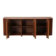 BUFFET 3 PORTAS 1,83 M X 46 CM HIGIENÓPOLIS - NOZES - Foto 4