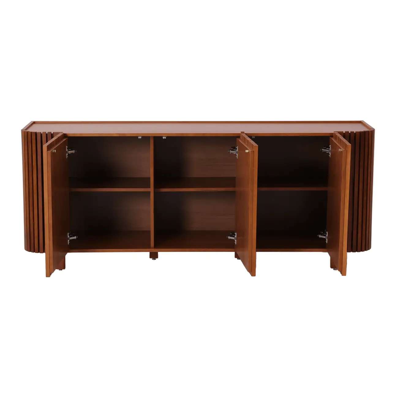 BUFFET 3 PORTAS 1,83 M X 46 CM HIGIENÓPOLIS - NOZES - Foto 4
