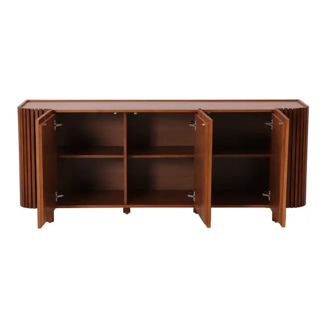 BUFFET 3 PORTAS 1,83 M X 46 CM HIGIENÓPOLIS - NOZES - Foto 4