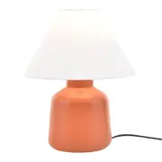 LUMINÁRIA DE MESA KERAMIK C/CUP A - TERRACOTA/BRANCO - Foto 2