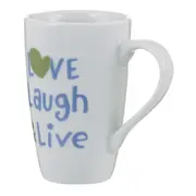 CANECA 400 ML LOVE L&L - BRANCO/SÁLVIA - Foto 3