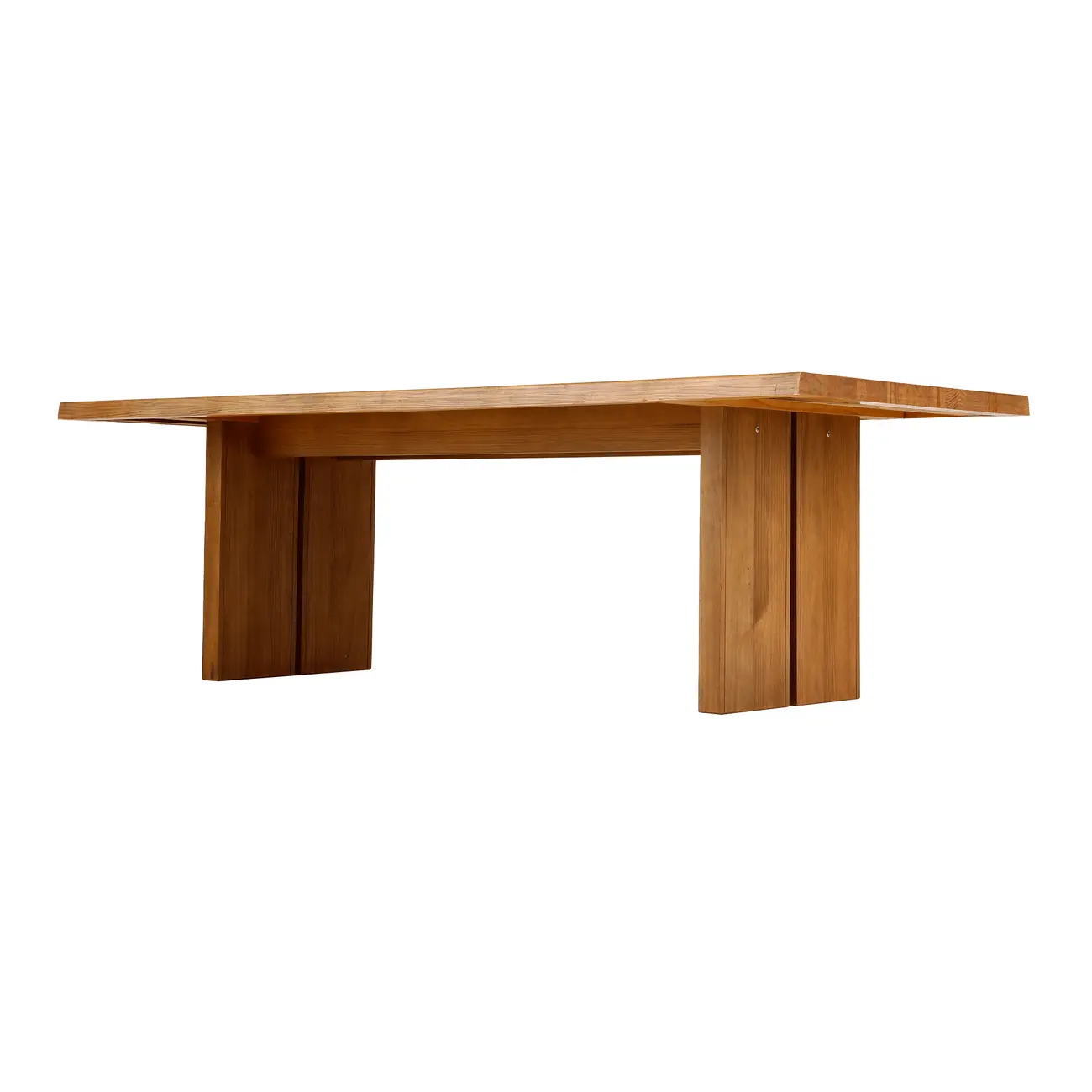 MESA DE JANTAR 2,38 M X 1,10 M PLANK - AMÊNDOA RÚSTICA - Foto 5