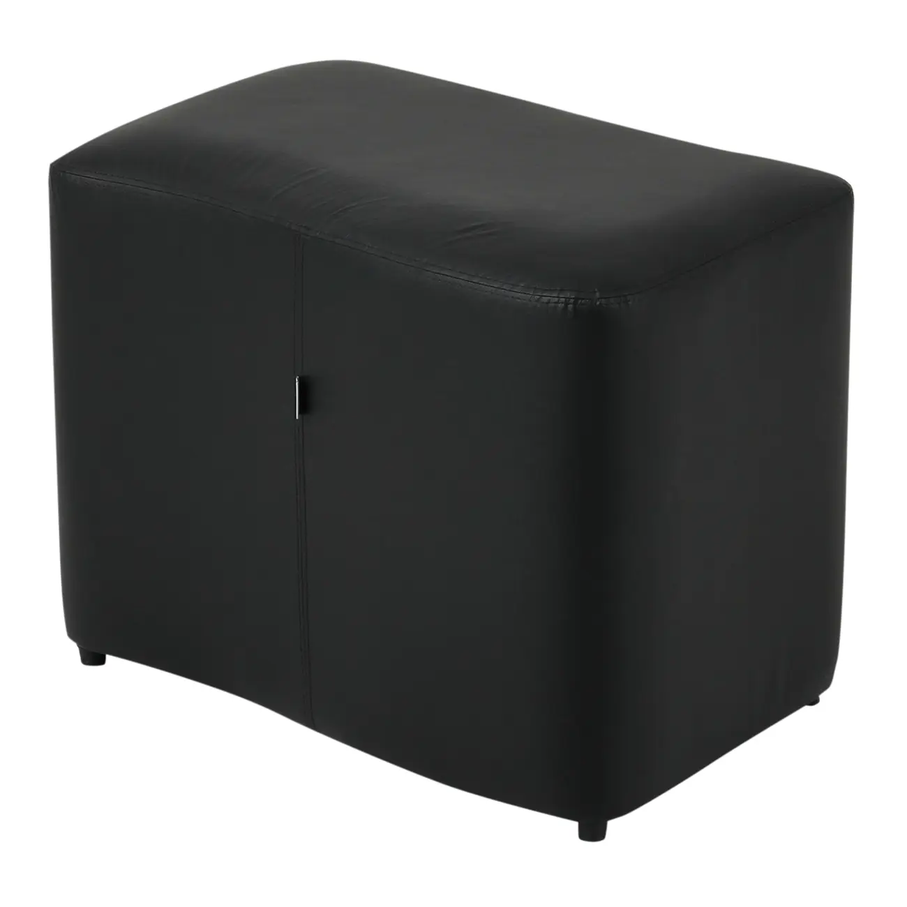 PUFF 61 CM X 51 CM SET WAVE INVERT - CORSIN PRETO - Foto 4