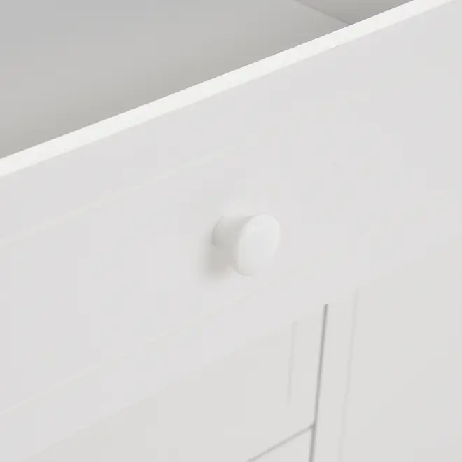 CÔMODA 4 GAVETAS/1 PORTA 1,22 M X 50 CM MON DIEU - BRANCO - Foto 11