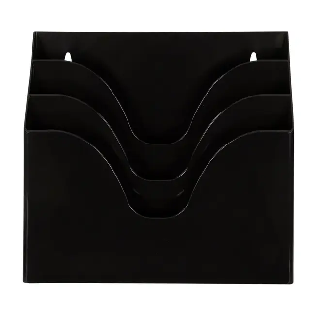 PORTA-REVISTAS PAREDE LAYERS - PRETO - Foto 2