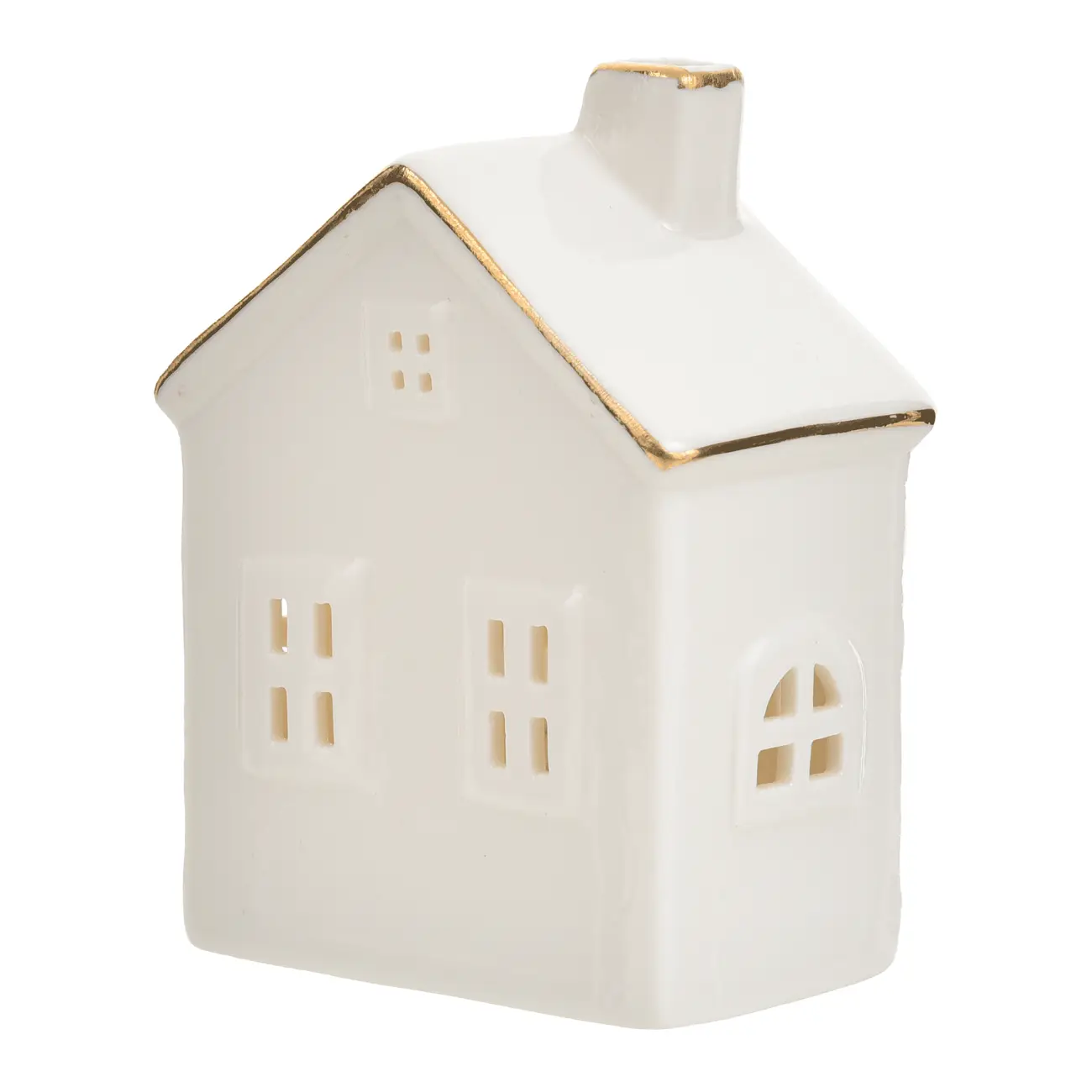 ADORNO CASINHA LED 10 CM NATAL ASTRAL - CREAM - Foto 2