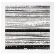 GUARDANAPO 39 CM X 39 CM PACOTE COM 20 PEÇAS MIREMBA - BRANCO/PRETO - Foto 3